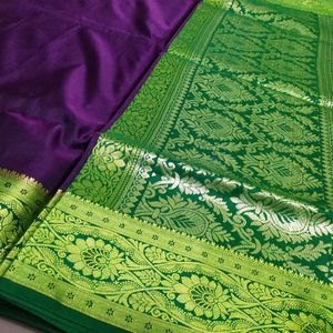 Elegant Banarasi Silk Satin Saree