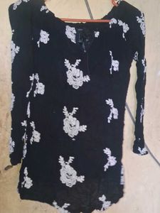 Floral Embroidered Top