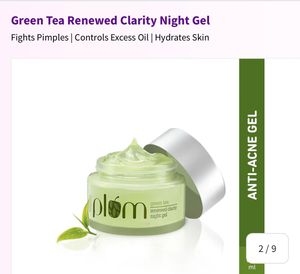 Plum Green Tea Renewed Clarity Night Gel (50 ml)