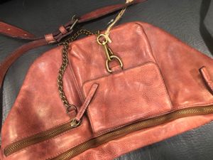 Red Leather Crossbody Bag