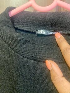 Zara Woollen Black Top