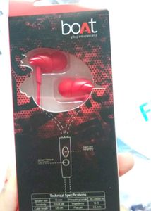 BOAT ⛵ 100 Bashhead ♥️Red Earphones 🎧