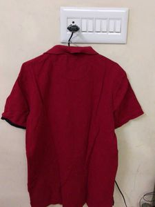 Maroon Arrow Polo Shirt