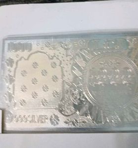 999 Silver Gandhi Note