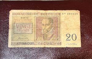 20 Franc Belgium 1950