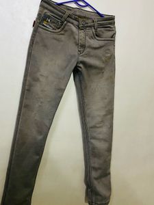 Stylish Grey Denim Jeans