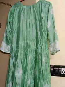 Elegant Green Kurta(New not used even once)
