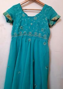 Cyan Tailor Made Gown