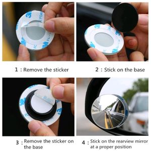 2pcs Blind Spot Mirror for Car Wing Adjustable