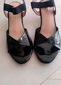 Black Ankle Strap Heels