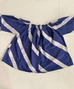 Striped Off-Shoulder Top