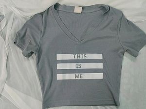 Urbanic Gray Crop Top