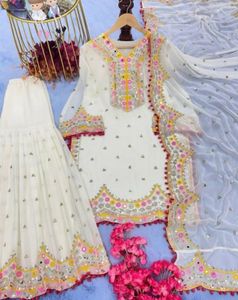 Elegant White Kurta Set
