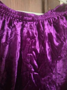 Purple Velvet Pant