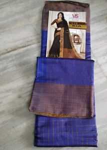 Ink Colored Beautiful Formal Saree