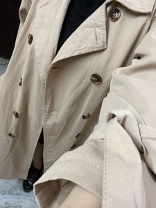 Korean Style Long Trench Coat🫴🏻✨