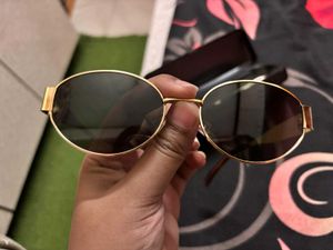 Round Gold Sunglasses