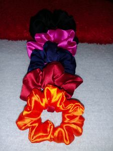 Multicolour Hair Scrunchies For Women ,Girls