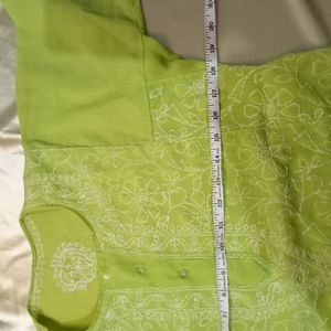 Chikankari Short Kurti