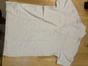 White  Polo Shirt, Size Large