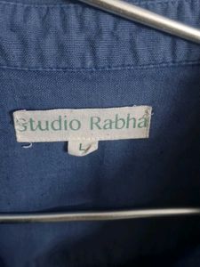 Blue Ombre Denim Shirt