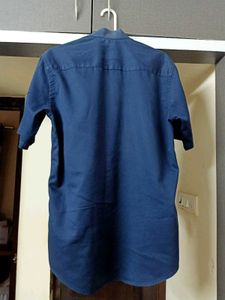 ZARA MAN BLUE HALF SLEEVE Casual Shirt