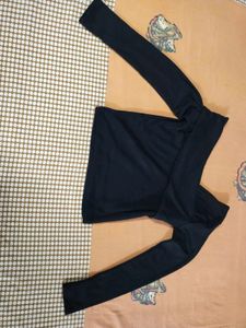 Black Long Sleeve Top