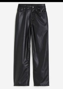 H&amp;M Black Leather Pant 🖤