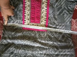 Elegant Grey Kurta Set(size-s)FixedPrice Nobargain