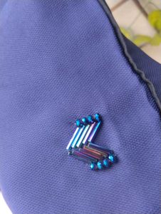 Elegant Navy Blue Abaya