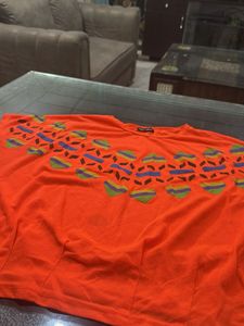 Orange Graphic Tee