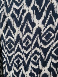 Printed Black &amp; White Palazzo Pants