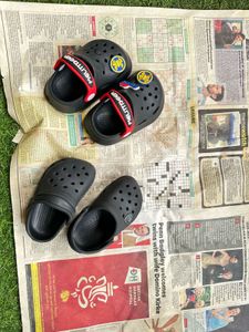 Cute Black Crocs  pair of 2
