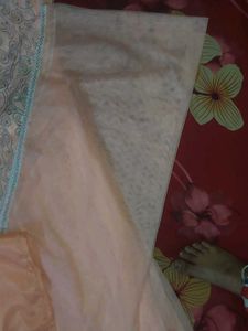 Orange Half Sleeves Frock Suit