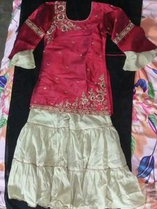 Brand New Sharara And Kurti Combo