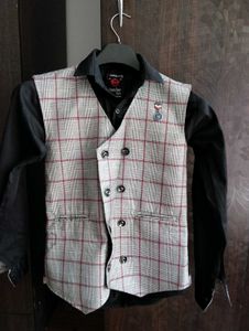 Waist Coat Pant Set For Boys