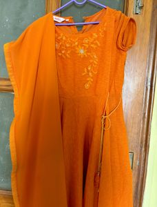 Biba Embroidered Anarkali suit