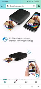 hp sprocket like brand new