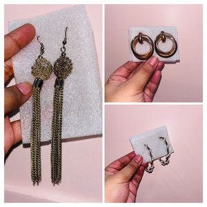 3 pcs Earrings Set