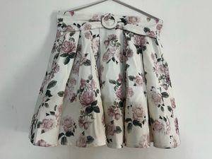 Floral Print Skirt