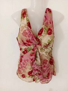 Floral Sleeveless Top