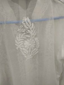 White Embroidered Chikan Kurti