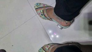 embroidery heels