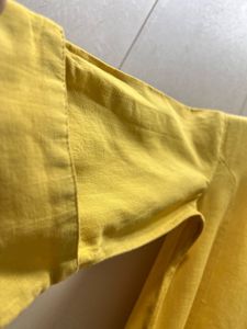 Yellow Button-Down Dress zudio
