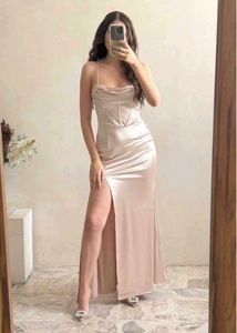 Urbanic Corset Slit Dress