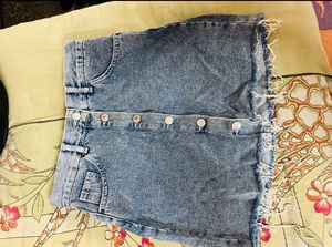 Denim Mini Skirt and top💖