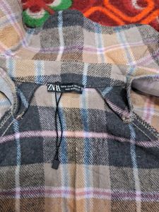 Zara Plaid Flannel Shacket