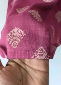 Pink Printed Kurti