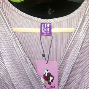 Mauve/Laevender Color Glitter Dress