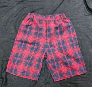 Red Plaid Shorts